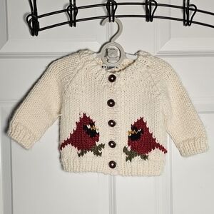 The Blueberry Hill Cream Kids Sweater